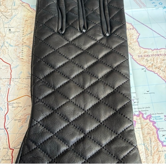 COPY - Driver Gloves - Genuine Cowhide Leather Gloves Touch Screen Gloves Winte… - Picture 2 of 4